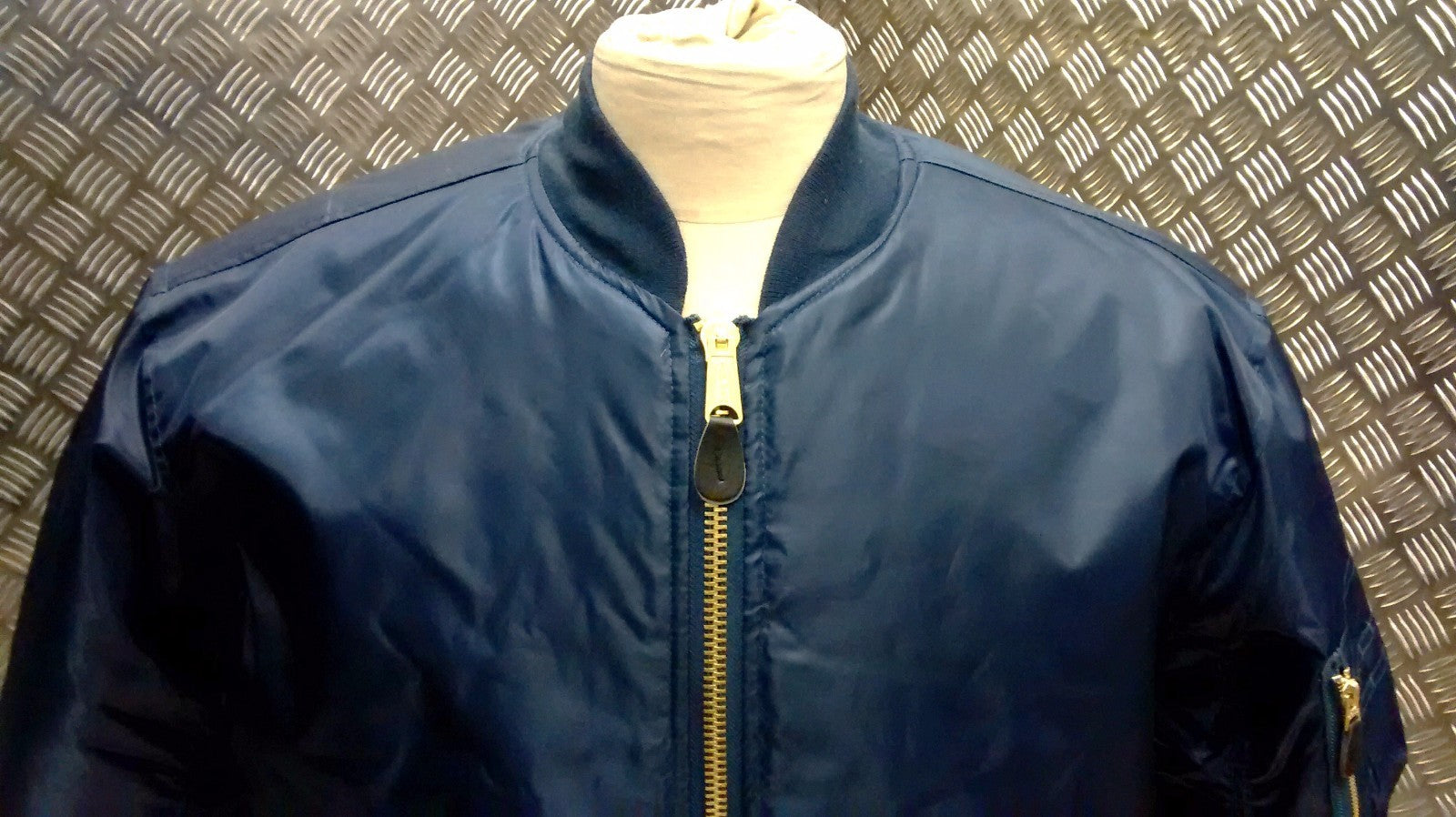 MA1 US Military Style Bomber Jacket Blue - NEW