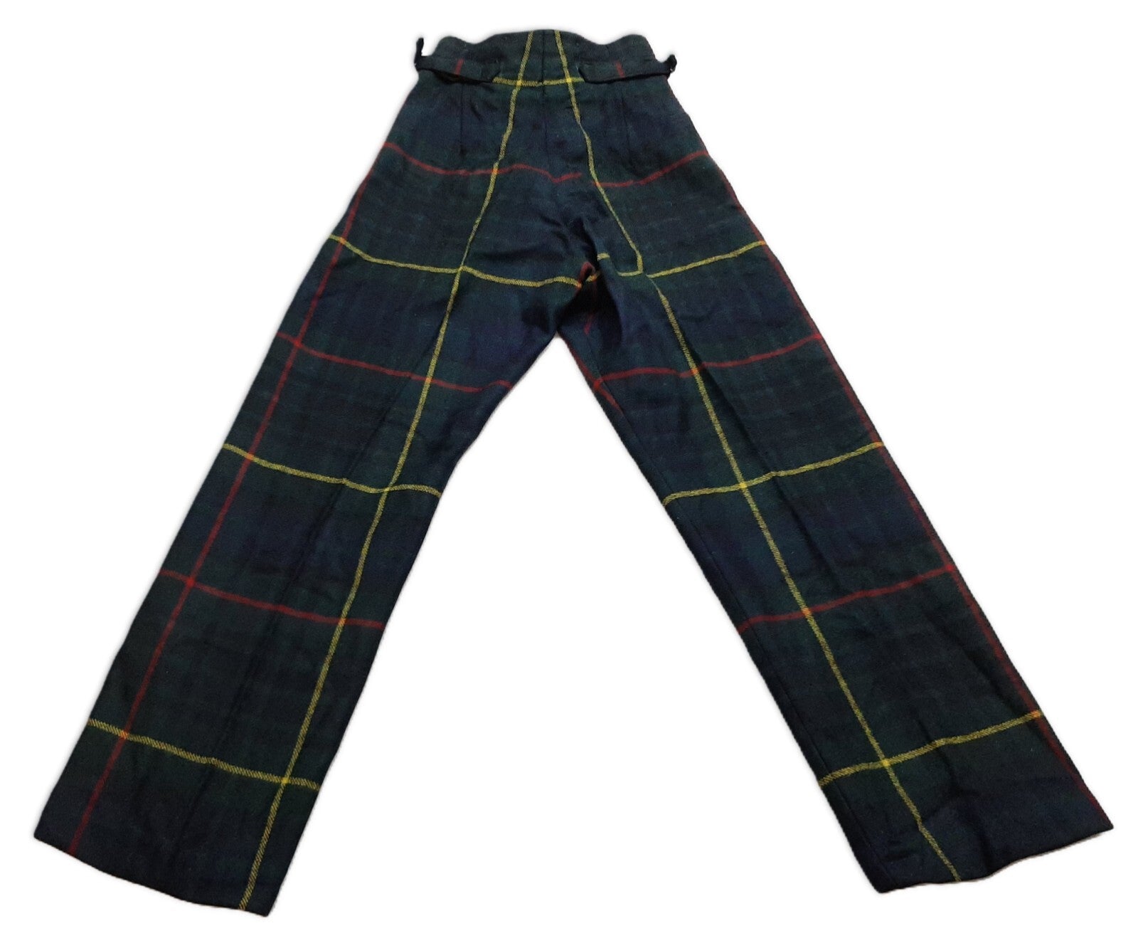 Vintage Army Trews No8 British Scottish Tartan Hunting Stewart SDG QVS Pattern