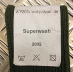 Dutch Army Socks (OD)- 80% wool (Super Wash)- BRAND NEW