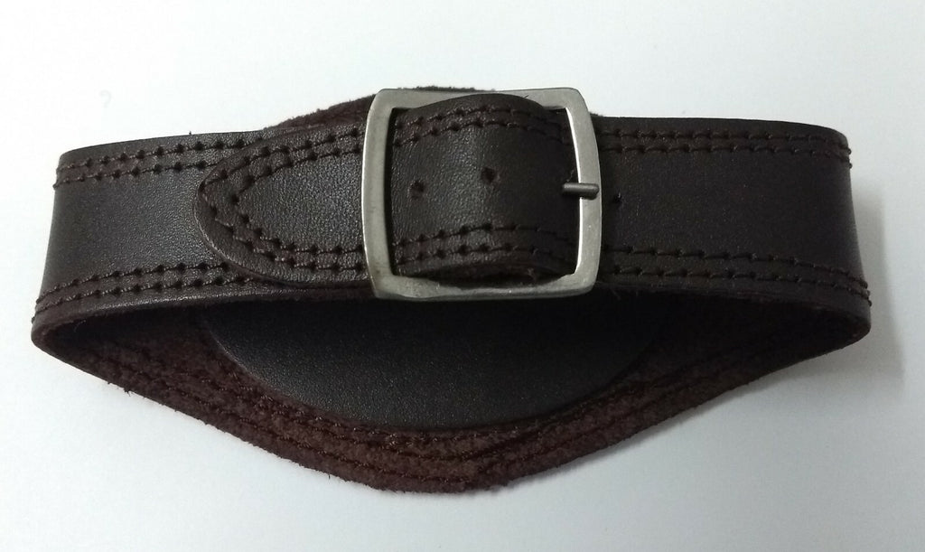 Rifles Egypt Wrist Strap British Army Gold Coloured Insignia Brown Leather Strap