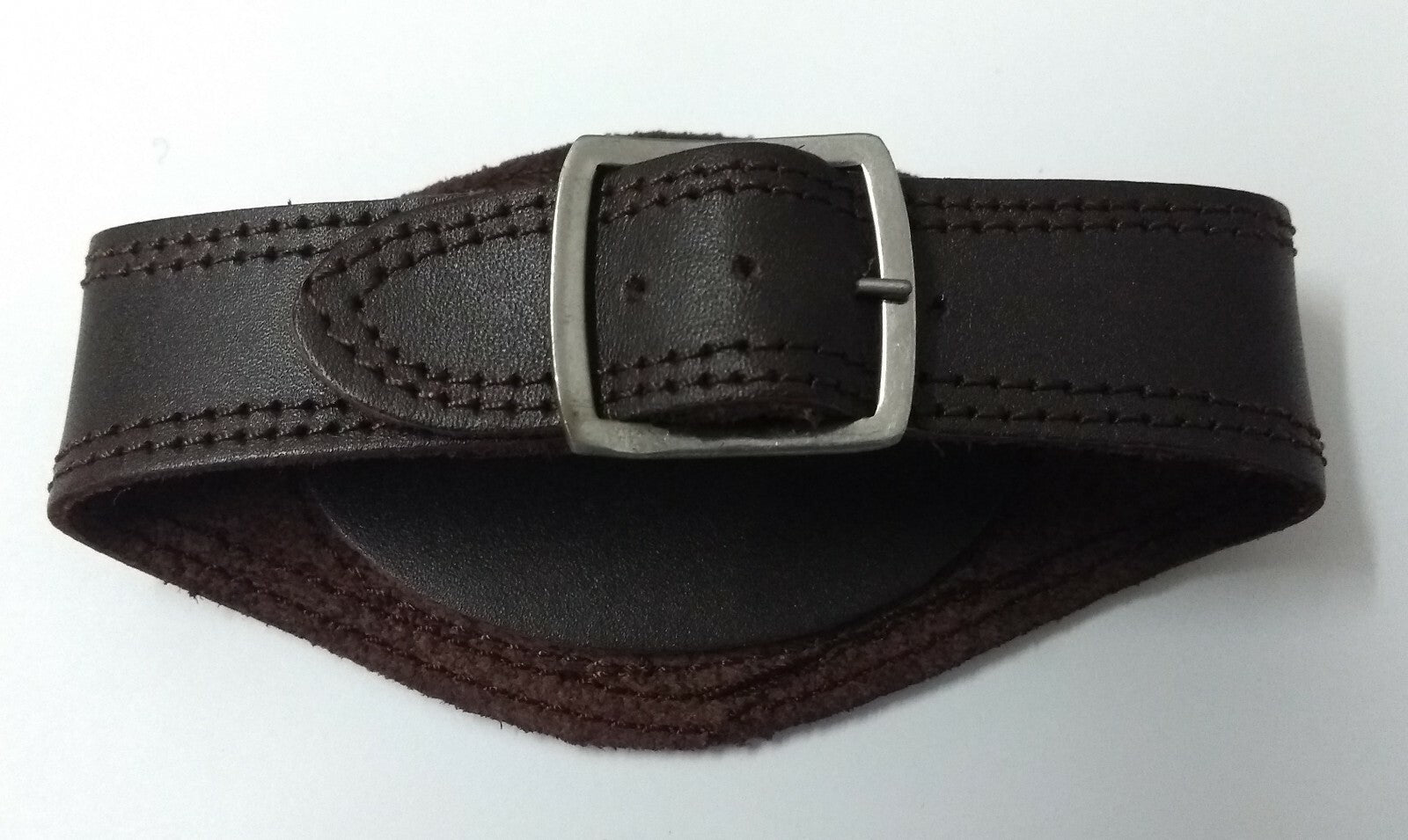 Rifles Egypt Wrist Strap British Army Gold Coloured Insignia Brown Leather Strap