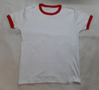 PTI White Vest With RED Trim Physical Training Genuine British