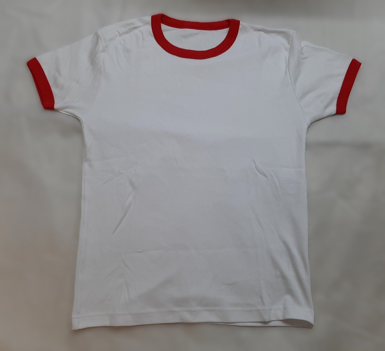 PTI White Vest With RED Trim Physical Training Genuine British