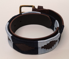 Leather Polo Belt with Brass Buckle Educational & Training Services ETS Size 30"