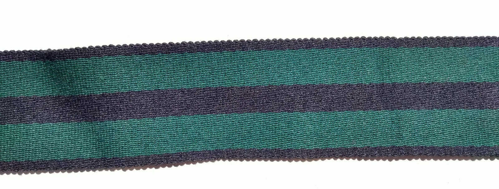 Black & Green 64mm Stable Belt Material Genuine British Made / Sold by 50cm