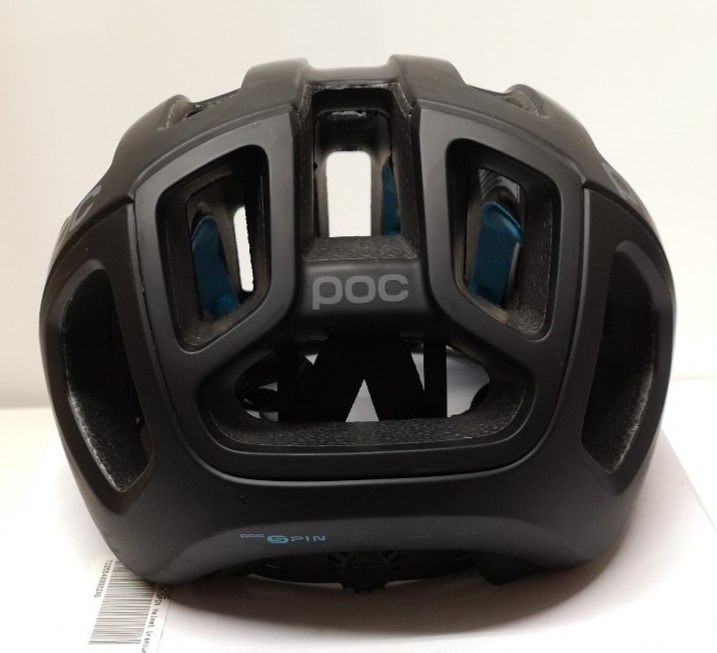 POC Ventral Air Spin Uranium Black Matt 260g 56-61 Bicycle Helmet with Box