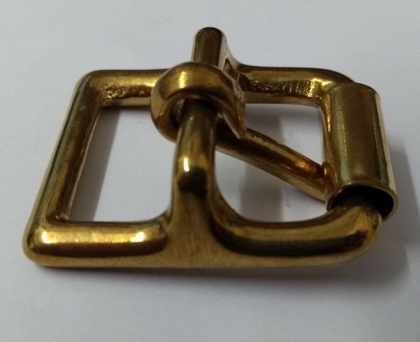 Genuine British Army Horse Guards & H Cav Brass 3/4" Bridle Roll Buckle