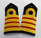 Naval Officers Captains No1 Shoulder Boards Epaulette Medical Issue Gold Detail