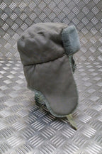German Army NVA Grey Cossack / Ushanka Trapper Hat - All Sizes - Used