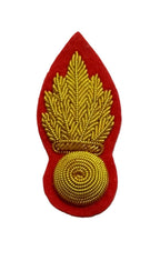 Mess Kit Badge Royal Engineers Grenade British Hand Embroidered Patch