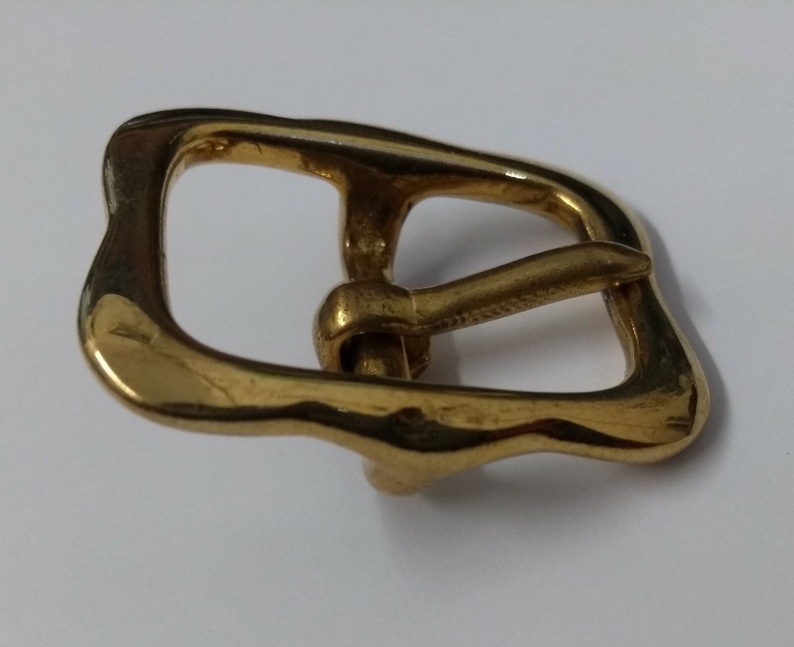 Genuine British Army Horse Guards & H Cav Brass 7/8" Bridle Crown Buckle New