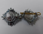 Genuine Senior Office Spec Bath Stars Chrome Rank Pips Inspector JK01B