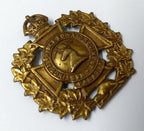 Vintage Kings Crown Hastings Prince Edward Regiment Insignia Metal Badge