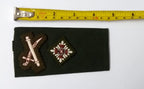 Vintage Major General Green Army Shoulder Slides Uniform Epaulettes Unissued