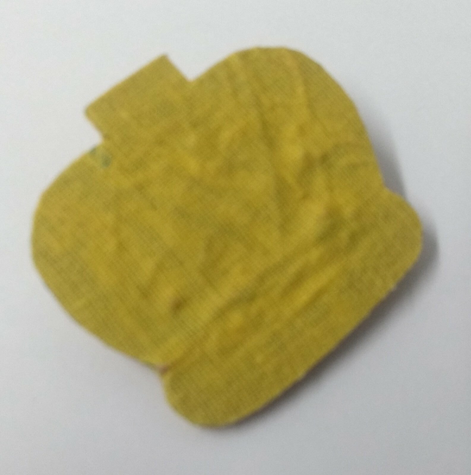 Genuine Vintage British Braided Decorative Crown on Yellow Felt