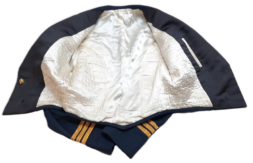 RAF Royal Air Force Vintage Jacket Airforce Blue Grey Colour OFCs Mess Dress By Moss Bros