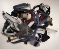 Various Clip-On / Button Elastic Braces / Suspenders Adjustable