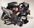 Various Clip-On / Button Elastic Braces / Suspenders Adjustable