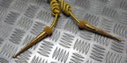 Bahrain Ceremonial Aiguillette Officers Lanyard Metallic Gold Insignia Tip Ends