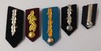 Assorted Gorgets Various Officers Issue For Collectors 5X Single Collar Tabs