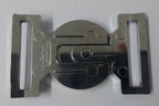 "DIEU ET MON DROIT" Ceremonial Chrome Buckle Locket