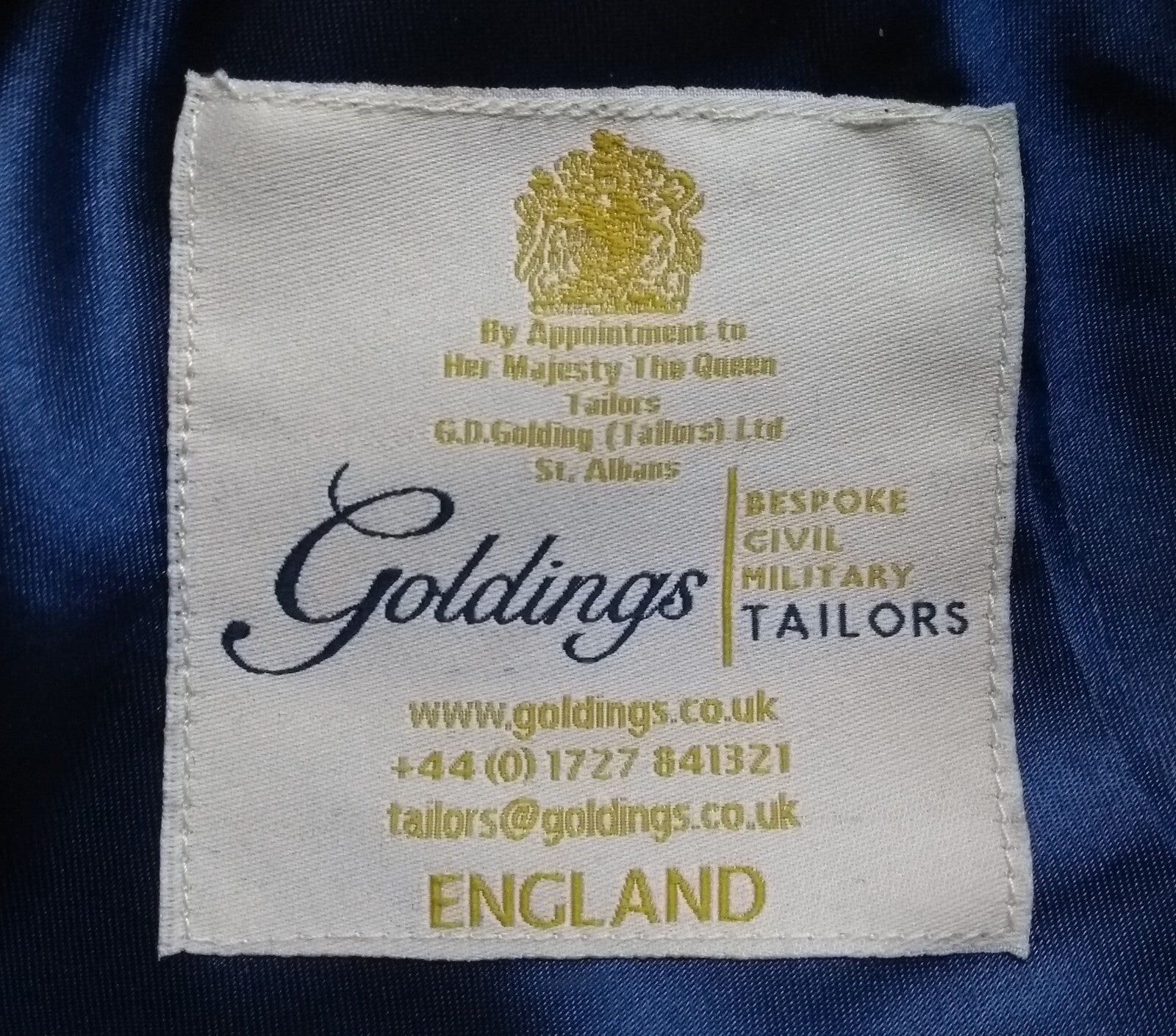 QGS Beret Blue British Army Queen's Gurkha Signals Officers Pattern By Goldings
