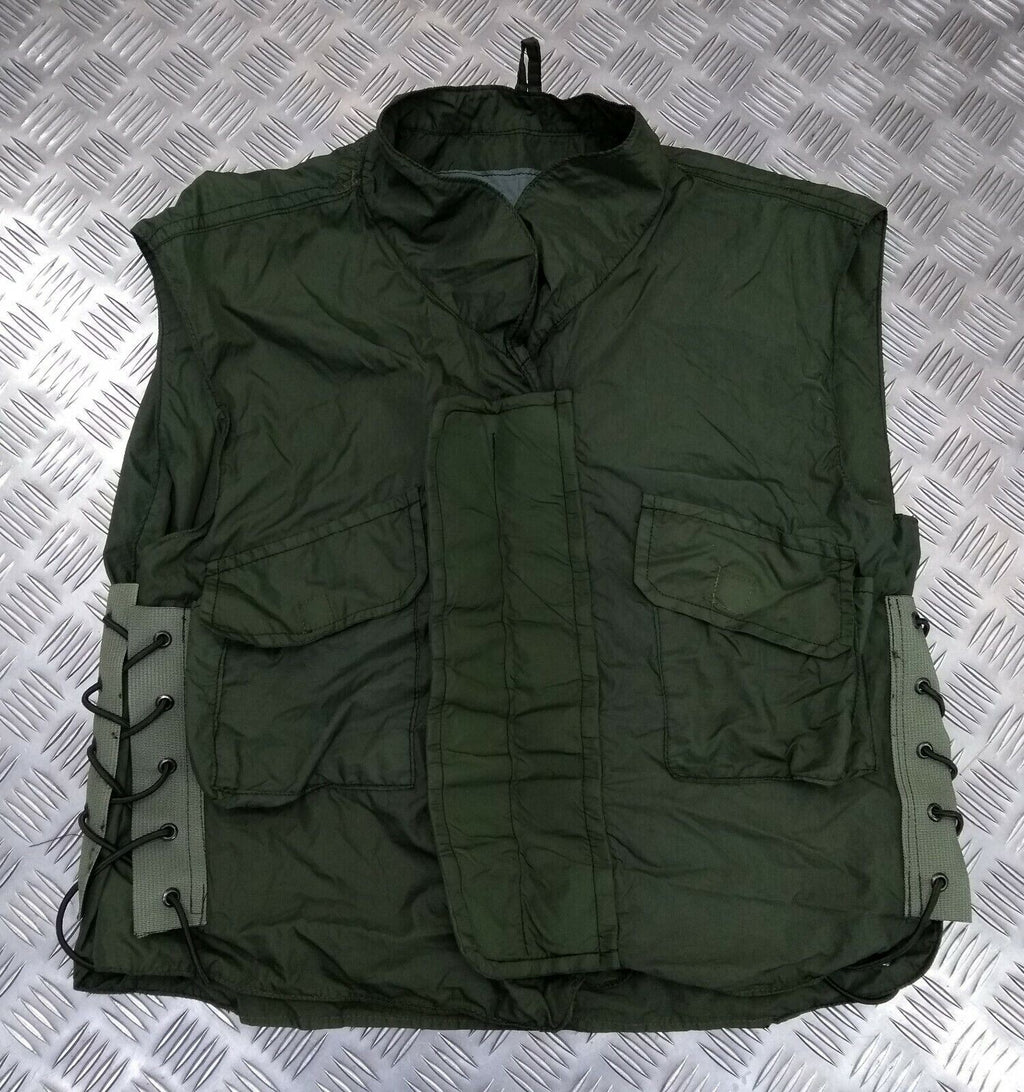 Genuine Military Issue 1980's IDF Flak Vest Cover Overdyed OD Green Airsoft