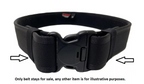 Bianchi Black Nylon Belt Keepers for Duty Belts 1 pair