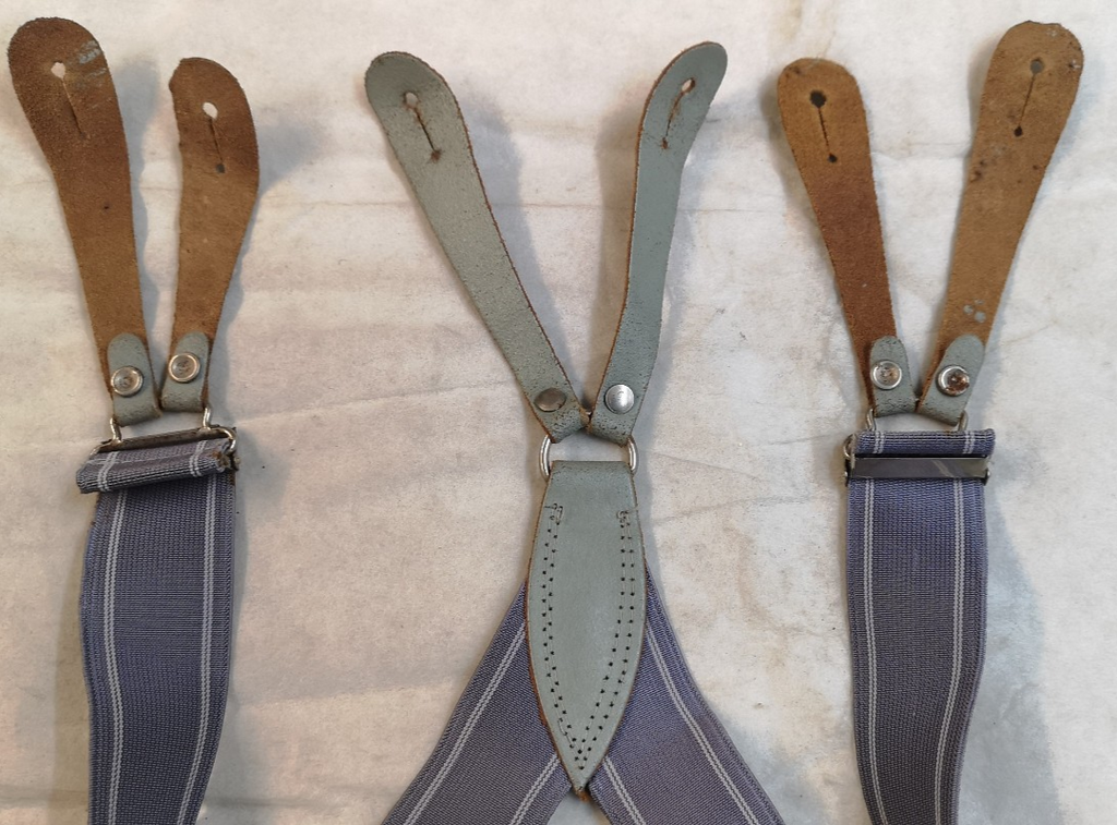 Various Clip-On / Button Elastic Braces / Suspenders Adjustable