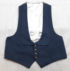 RAF Royal Air Force Vintage Mess Dress Waistcoat Airforce Blue Grey Colour Moss Bros
