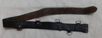 Vintage Belt Double Prong Buckle With Sam Browne Fittings Size 27-38"