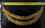 Genuine British Made 2 Row Officers "Scrambled Egg" Oak Leaf Decoration