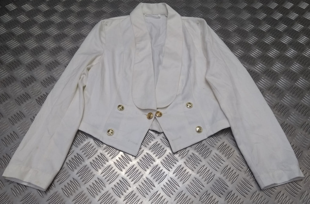 No2BW Mess Dress Jacket British Female White Naval Anchor Buttons