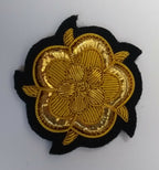 Genuine British English Rose Deputy Lord-Lieutenant Braided Cap Badge