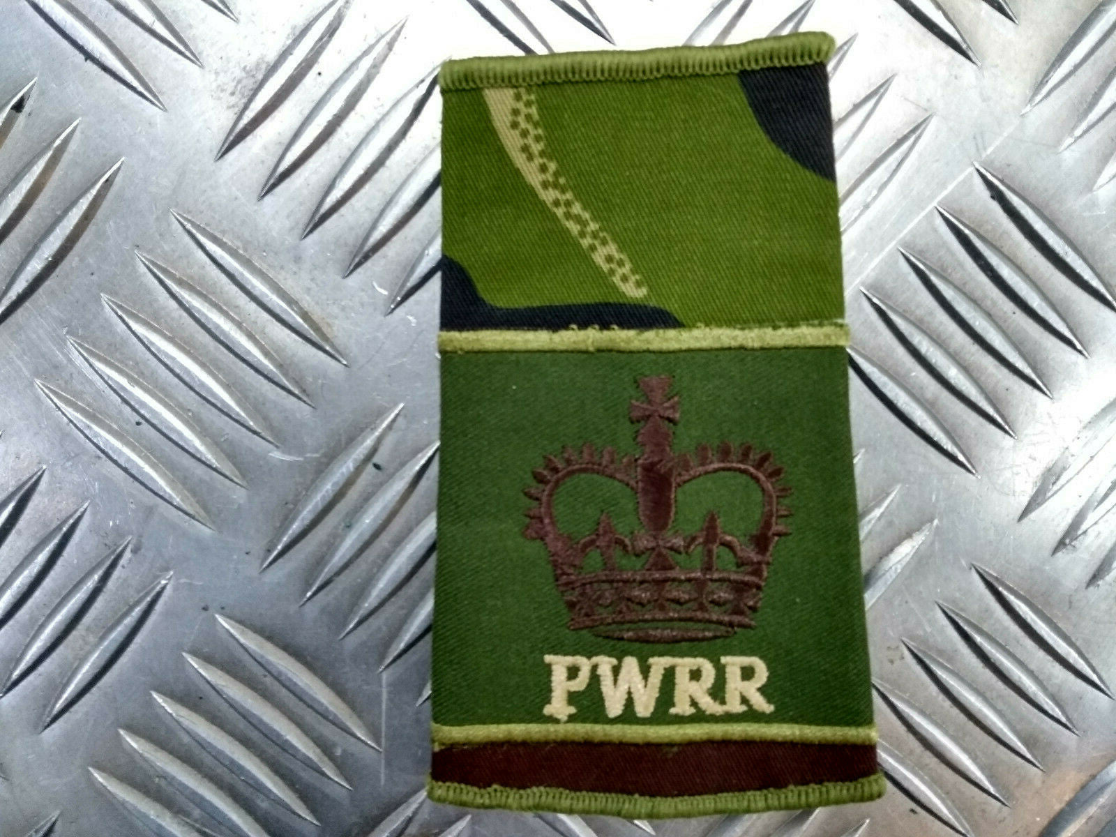 Genuine British Army PWRR Princess of Wales' Royal Regiment Rank Slide Assorted