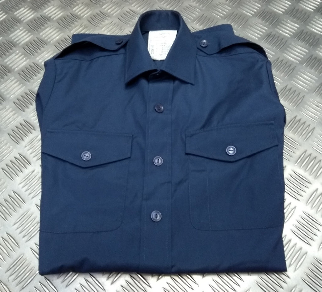 RAF Royal Air Force Shirt Working Long Sleeve Army/Royal Air Force Blue Grey Colour