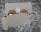RN Royal Navy Ratings Anklets White Cotton Canvas Webbing Leggings / Ankle Gaiters RAFP