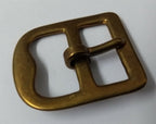 7/8" Cuirass Brass Single Prong Buckle X1