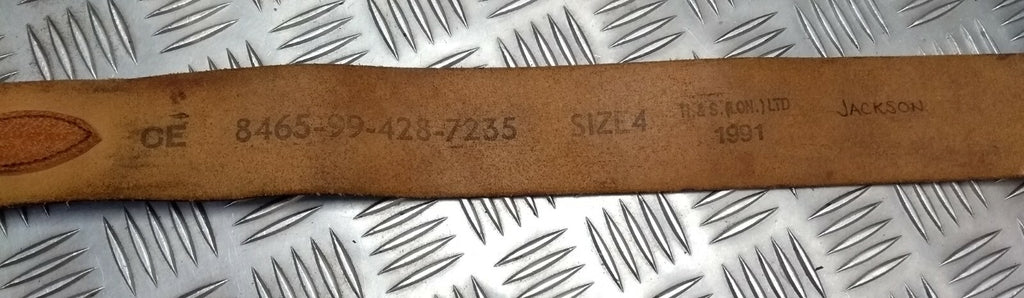 Sam Browne Belt Old Pattern British Made Issue No Shoulder Strap
