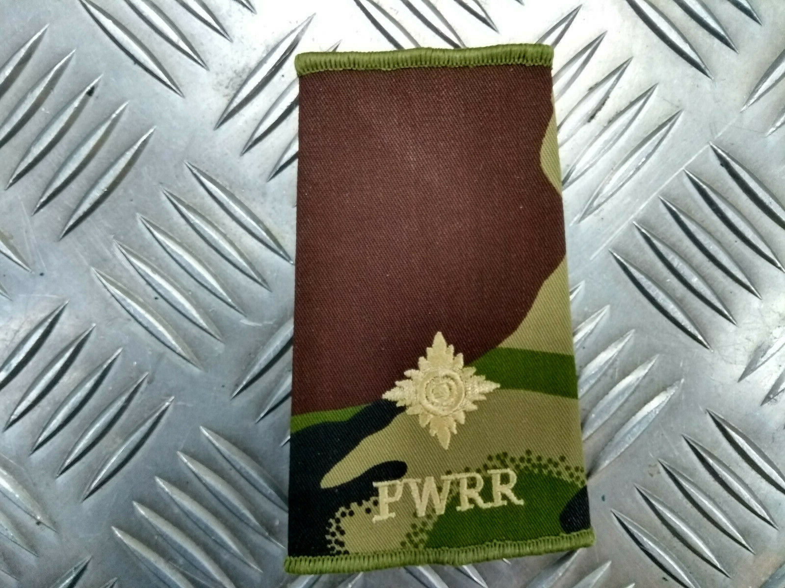 Genuine British Army PWRR Princess of Wales' Royal Regiment Rank Slide Assorted