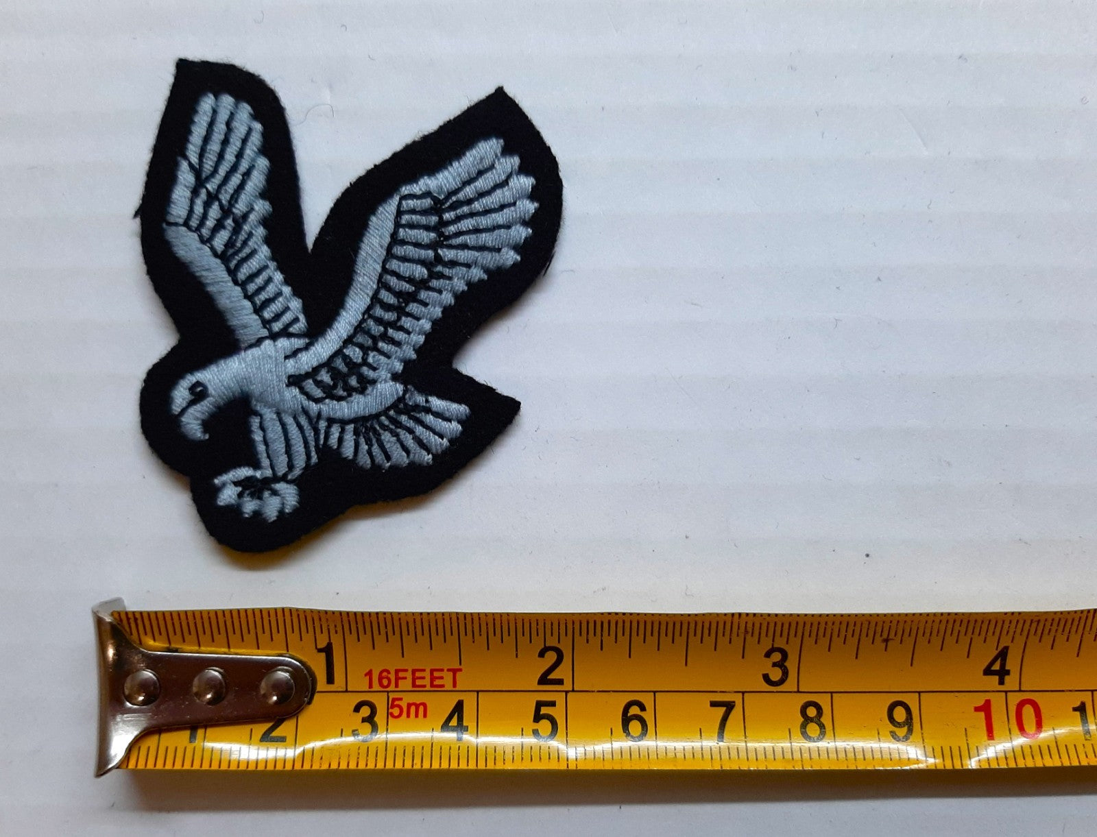 AAC Swooping Eagle British Army Embroidered Insignia Arm Badges L /R Facing Pair