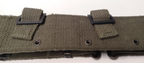Vintage Belt Webbing Load Carry Pistol Canvas Belt Pattern 58 Waist 44"
