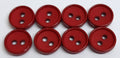 Ex Service Buttons Old Pattern British Made Maroon / Wine 2 Hole Size 11.3mm