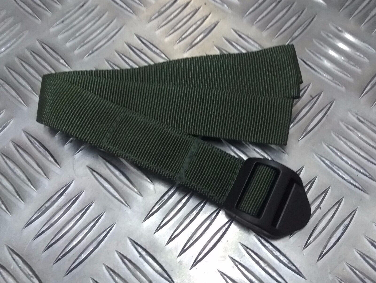British Green Utility Strap 1" Wide Flip Release Buckle- NEW