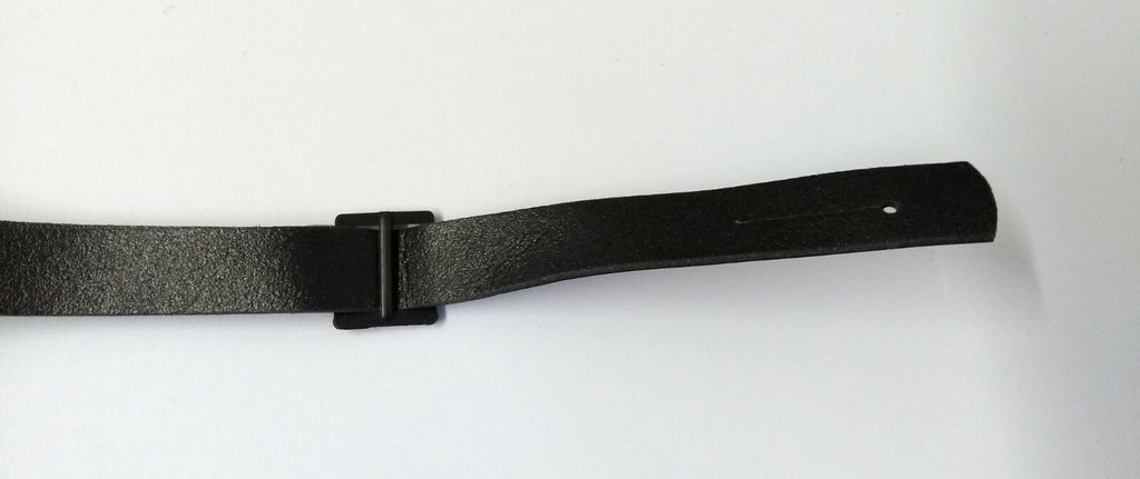 Chinstrap Dress Hat Genuine SD Issue Hi Sheen Black Width12.3mm