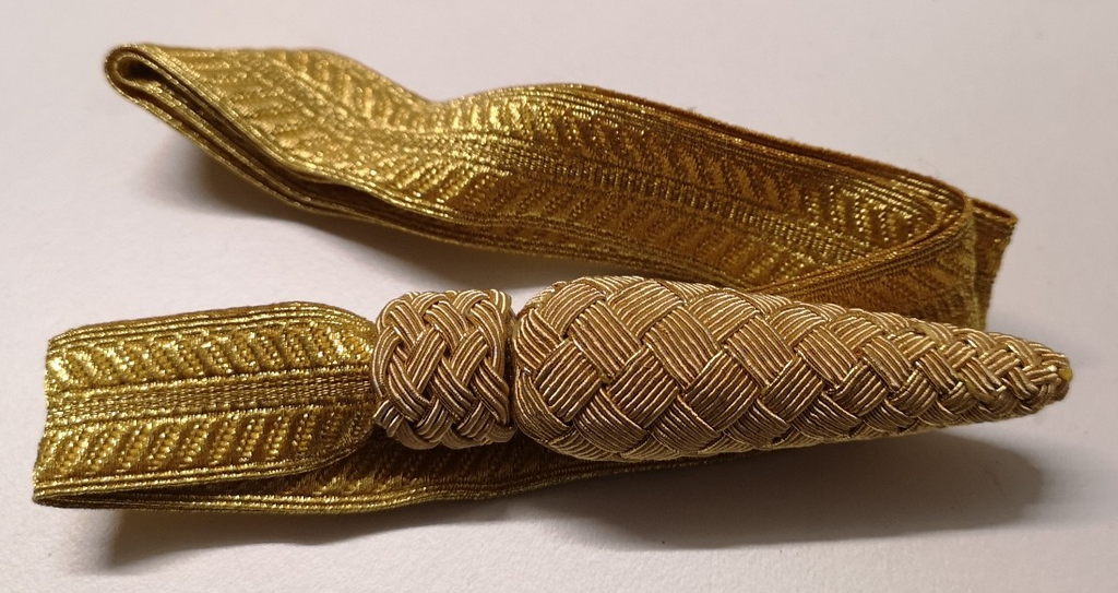 Gold Lace Sword Knot British No3 - NEW