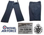 Vintage Trousers RAF Royal Air Force Dress Old Pattern Air Force Blue Grey Colour W 88cm