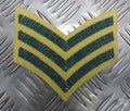 Light Infantry Sergeant Rank Stripes 3 Chevrons Genuine British EPB37