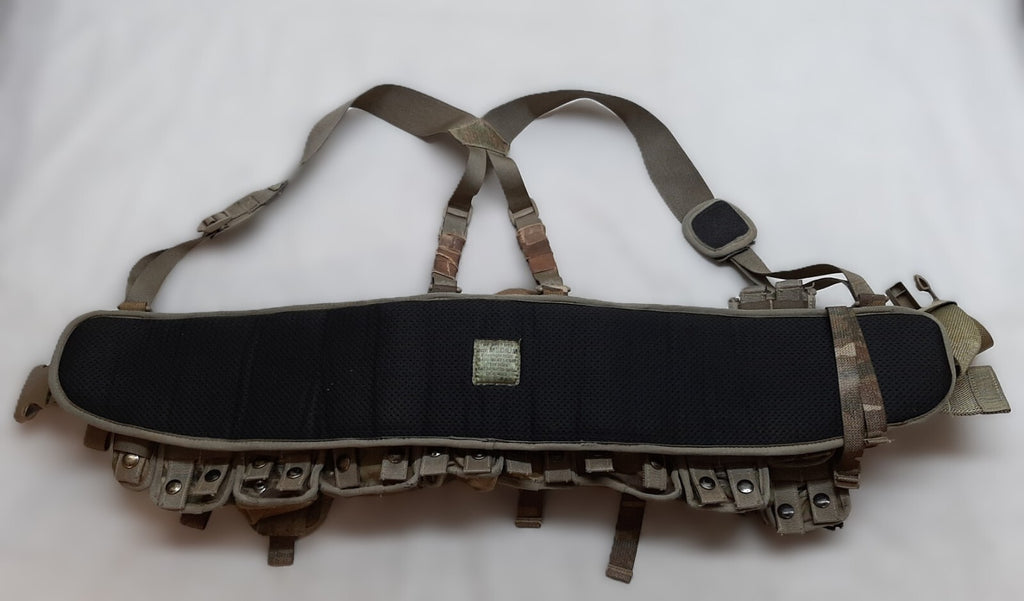 Airborne Army Webbing MTP British Assault Camo Belt Yoke & Assorted Pouches (10)