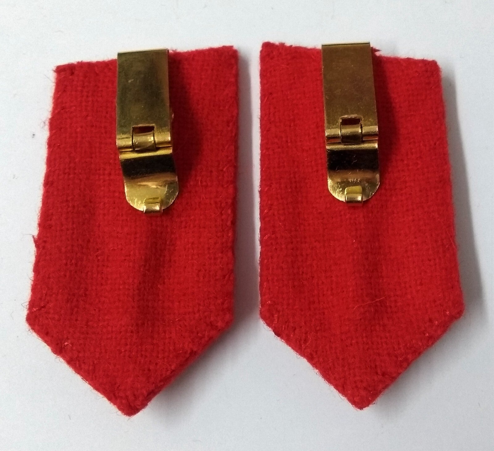 Gorgets Scarlet Red Melton & Gold Braid Detail Fancy Dress